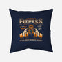 Leatherface's Fitness-none removable cover w insert throw pillow-teesgeex