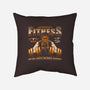 Leatherface's Fitness-none removable cover throw pillow-teesgeex