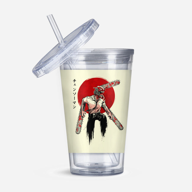 Red Sun Chainsaw-none acrylic tumbler drinkware-ddjvigo