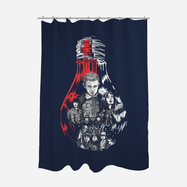 Just Stranger Things-none polyester shower curtain-ElMattew