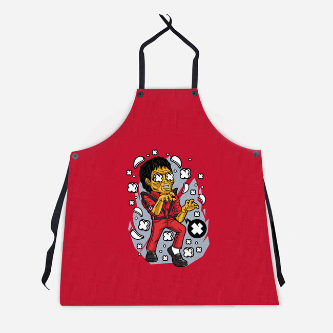 Jackson Zombie-unisex kitchen apron-ElMattew
