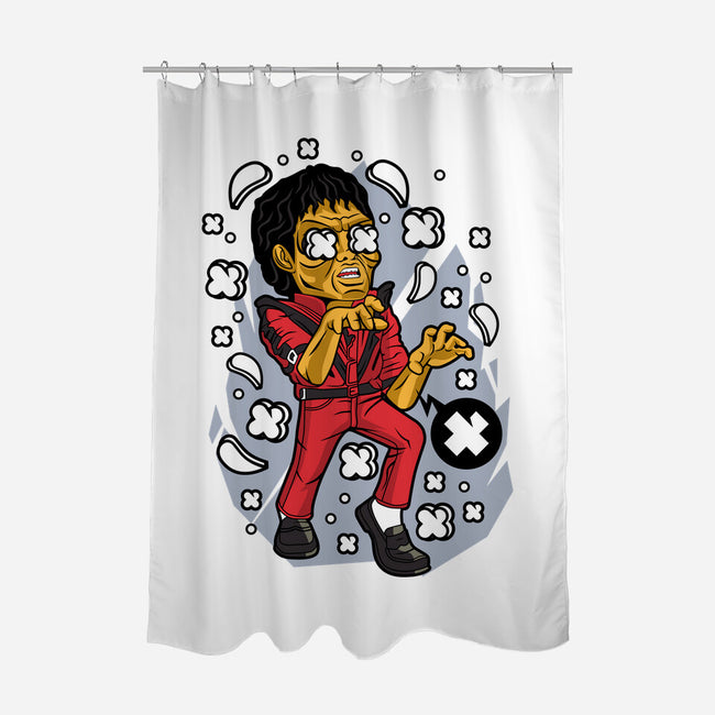 Jackson Zombie-none polyester shower curtain-ElMattew