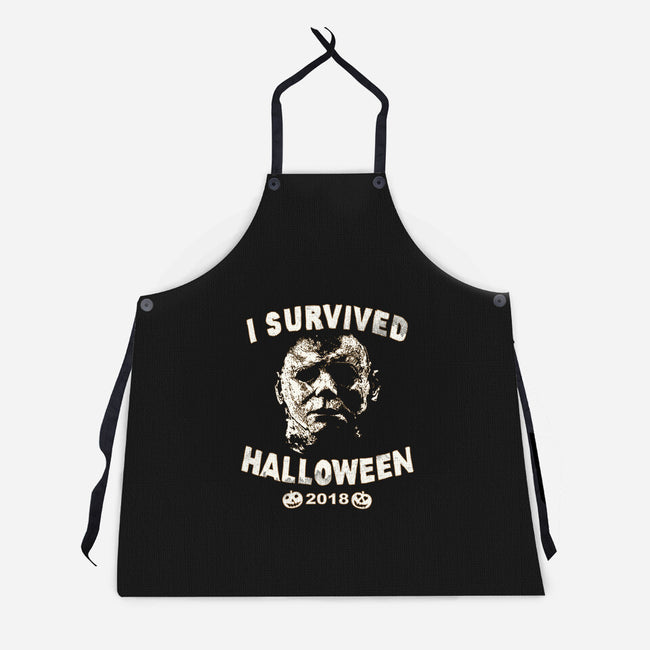 Halloween Survivor-unisex kitchen apron-illproxy