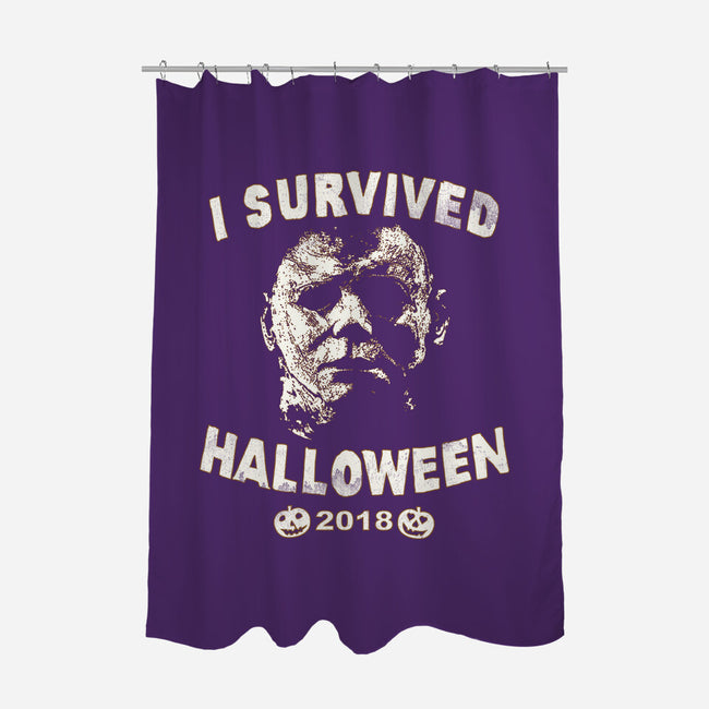 Halloween Survivor-none polyester shower curtain-illproxy