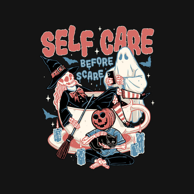Self Care Scare Club-none removable cover throw pillow-momma_gorilla