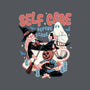 Self Care Scare Club-none stretched canvas-momma_gorilla