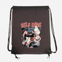 Self Care Scare Club-none drawstring bag-momma_gorilla