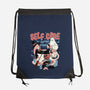 Self Care Scare Club-none drawstring bag-momma_gorilla