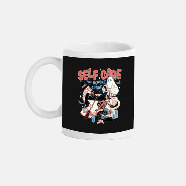Self Care Scare Club-none mug drinkware-momma_gorilla