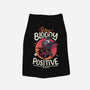 Stay Bloody Positive-dog basic pet tank-Snouleaf