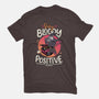 Stay Bloody Positive-womens basic tee-Snouleaf