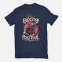 Stay Bloody Positive-womens basic tee-Snouleaf