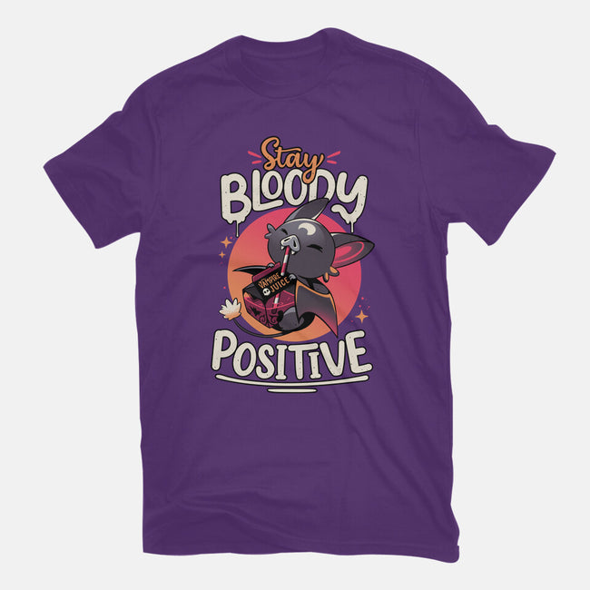 Stay Bloody Positive-youth basic tee-Snouleaf