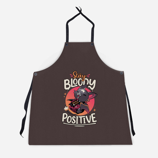 Stay Bloody Positive-unisex kitchen apron-Snouleaf
