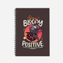 Stay Bloody Positive-none dot grid notebook-Snouleaf