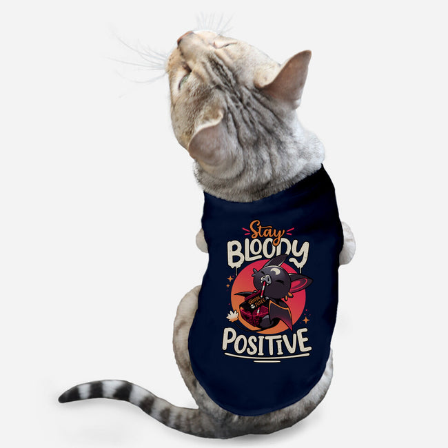 Stay Bloody Positive-cat basic pet tank-Snouleaf