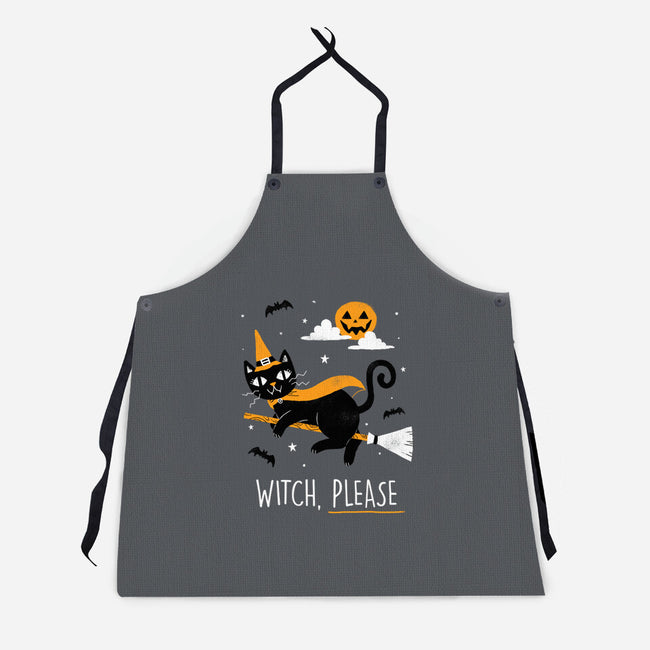 Witch Pls-unisex kitchen apron-paulagarcia