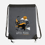 Witch Pls-none drawstring bag-paulagarcia