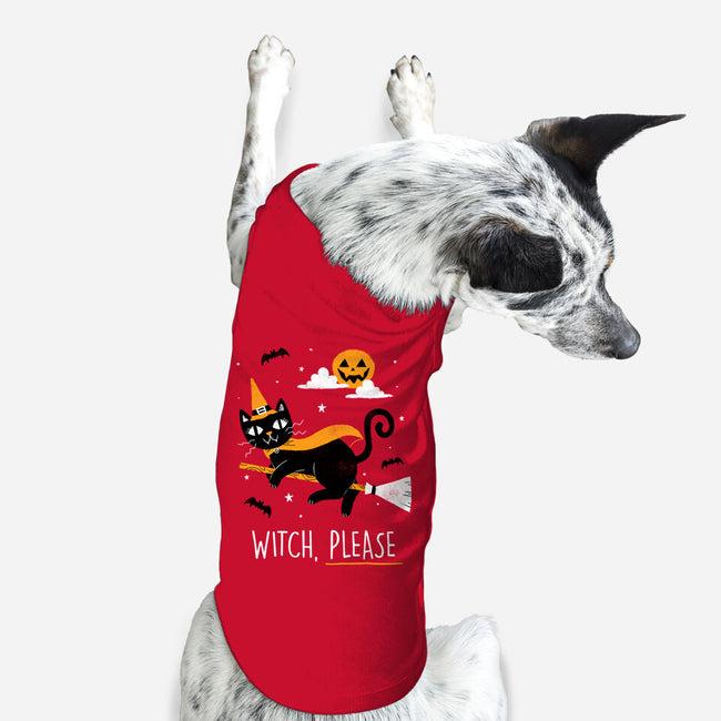 Witch Pls-dog basic pet tank-paulagarcia
