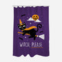 Witch Pls-none polyester shower curtain-paulagarcia