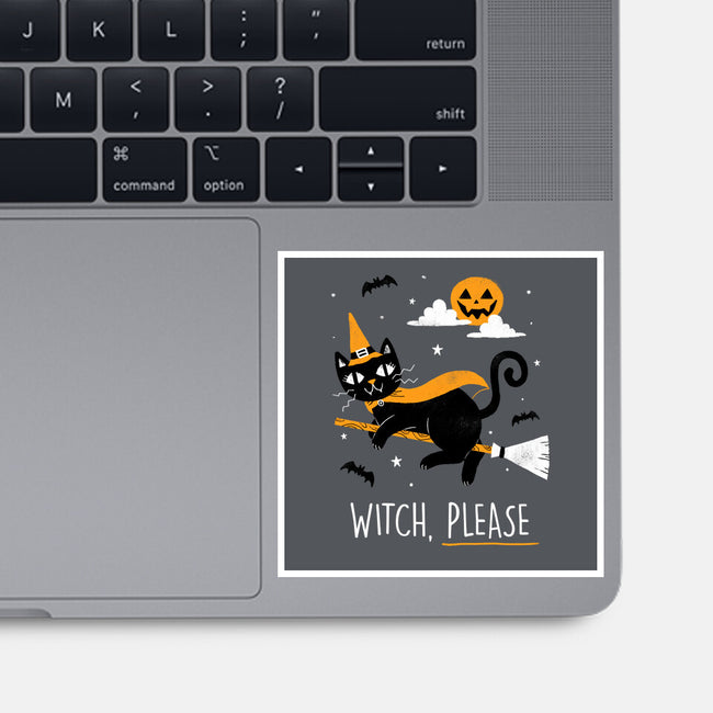 Witch Pls-none glossy sticker-paulagarcia