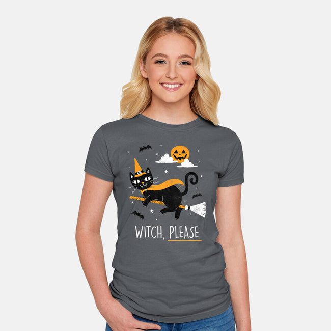 Witch Pls-womens fitted tee-paulagarcia