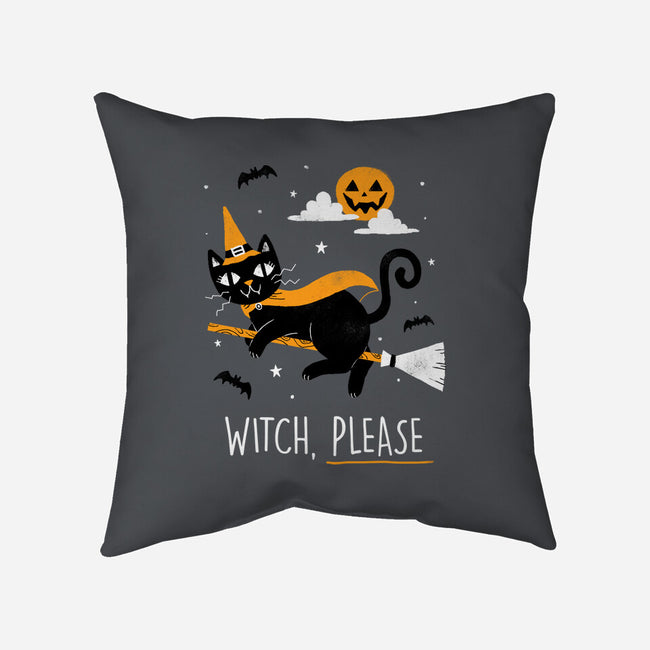 Witch Pls-none removable cover throw pillow-paulagarcia