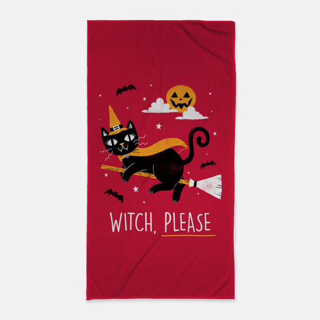 Witch Pls-none beach towel-paulagarcia