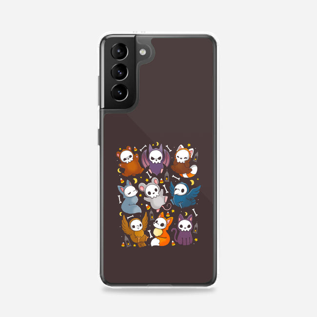 Skull Animals-samsung snap phone case-Vallina84