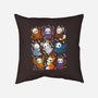 Skull Animals-none removable cover throw pillow-Vallina84