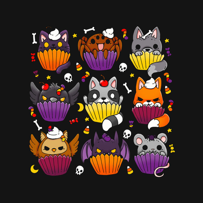 Halloween Muffins-none removable cover throw pillow-Vallina84