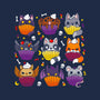 Halloween Muffins-womens fitted tee-Vallina84