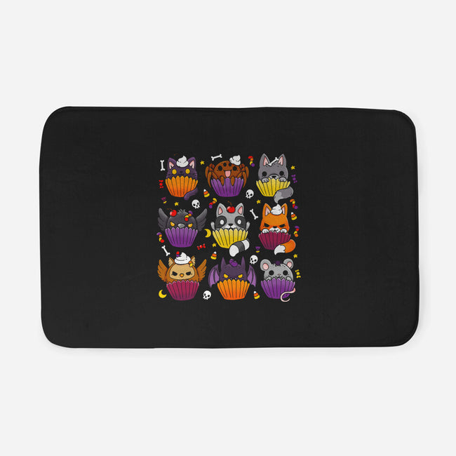 Halloween Muffins-none memory foam bath mat-Vallina84