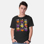 Halloween Muffins-mens basic tee-Vallina84