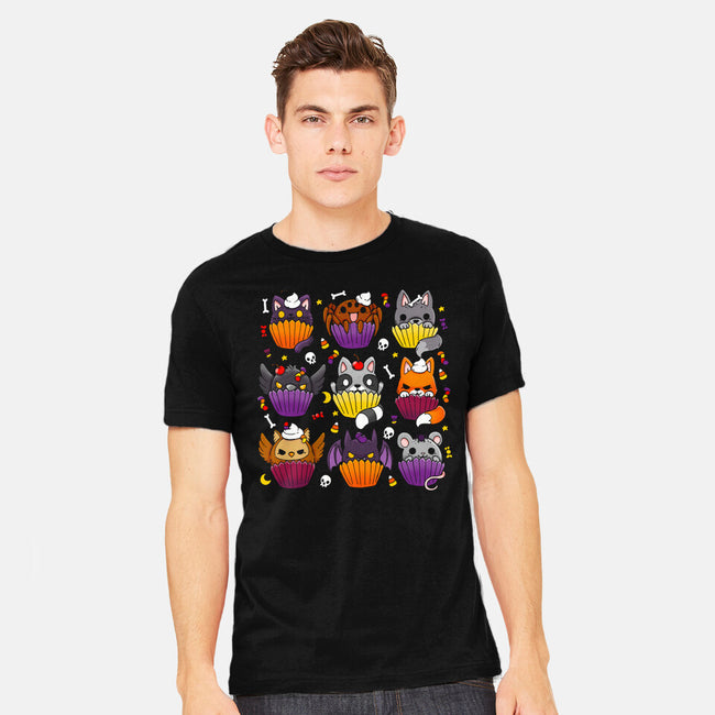 Halloween Muffins-mens heavyweight tee-Vallina84