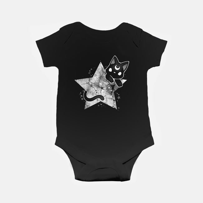 Kitten Star-baby basic onesie-Vallina84