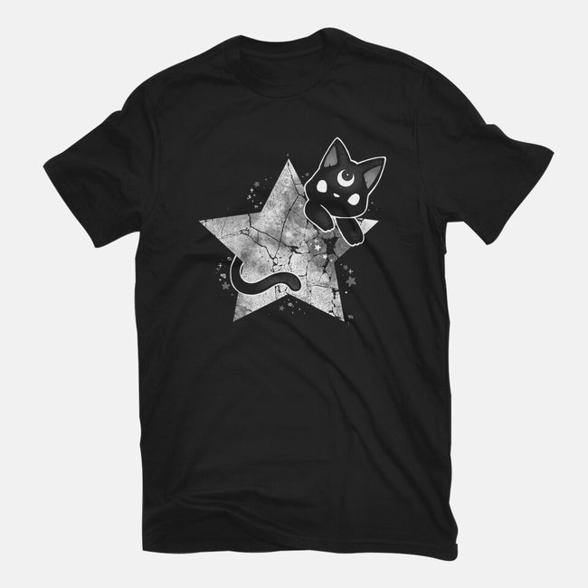 Kitten Star-womens basic tee-Vallina84