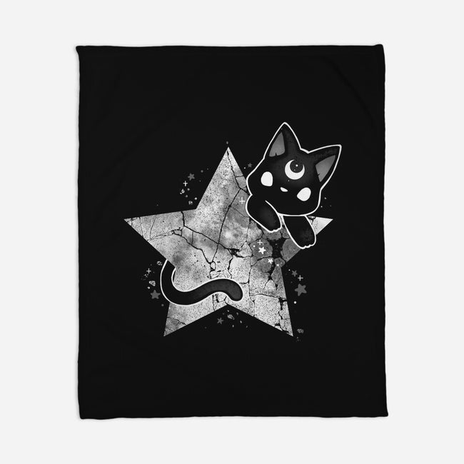 Kitten Star-none fleece blanket-Vallina84