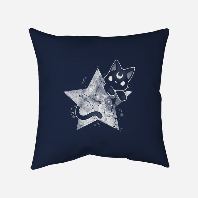 Kitten Star-none removable cover w insert throw pillow-Vallina84