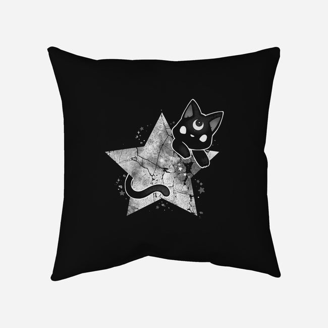 Kitten Star-none removable cover throw pillow-Vallina84