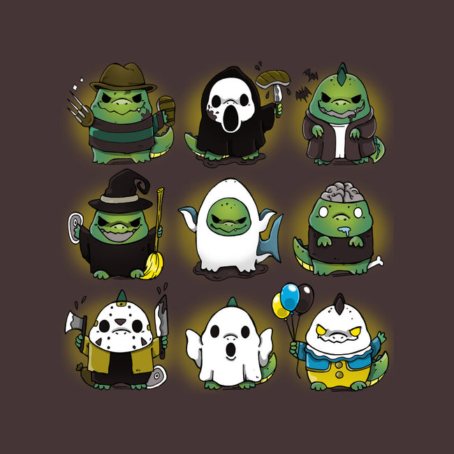 Horror Saur-womens basic tee-Vallina84