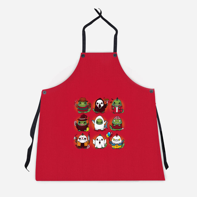 Horror Saur-unisex kitchen apron-Vallina84