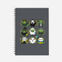 Horror Saur-none dot grid notebook-Vallina84