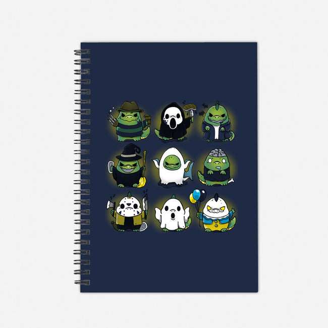 Horror Saur-none dot grid notebook-Vallina84