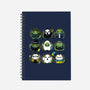 Horror Saur-none dot grid notebook-Vallina84