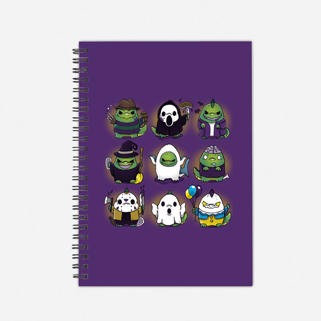 Horror Saur-none dot grid notebook-Vallina84