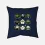 Horror Saur-none removable cover w insert throw pillow-Vallina84