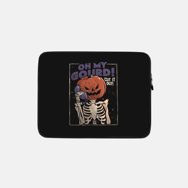 Oh My Gourd-none zippered laptop sleeve-eduely