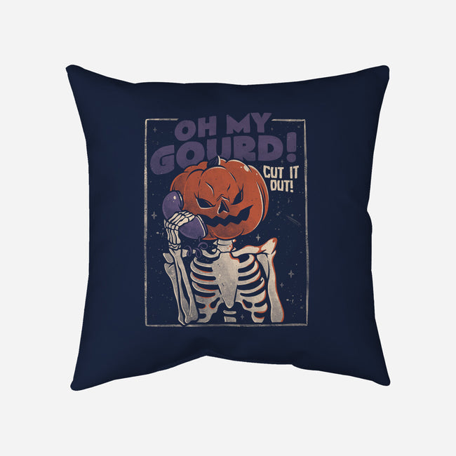 Oh My Gourd-none removable cover w insert throw pillow-eduely