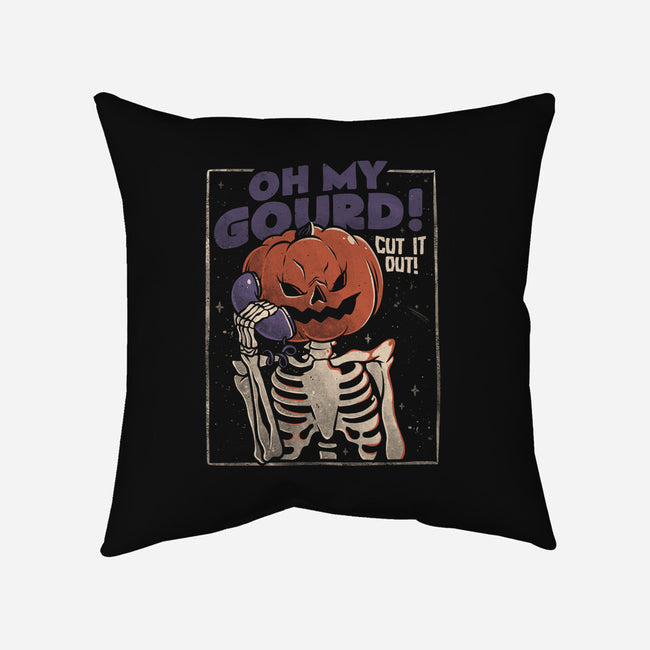 Oh My Gourd-none removable cover throw pillow-eduely